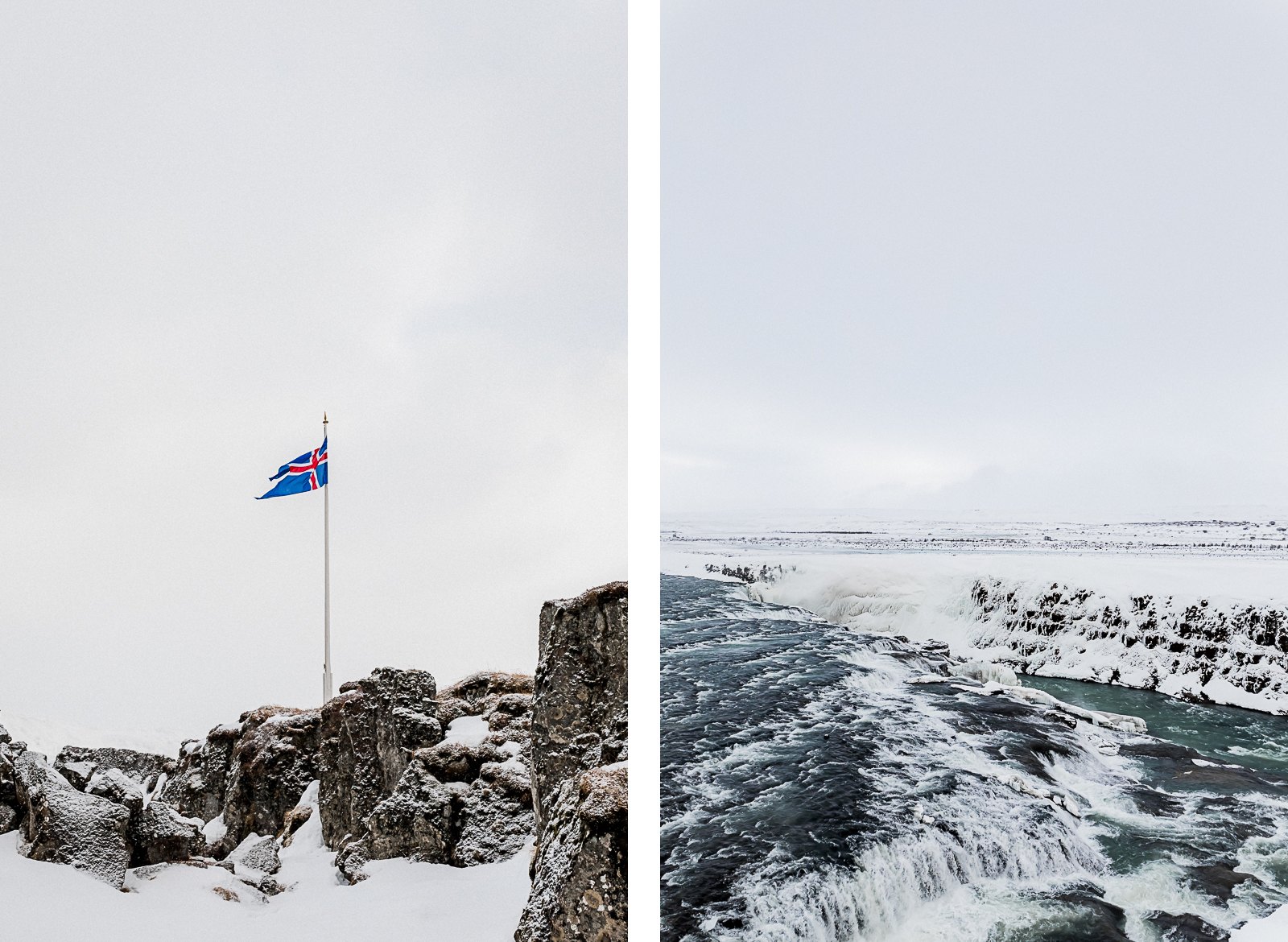 Photographie de Mathieu Dété, photographe de mariage et de voyage à la Réunion, présentant les paysages et le drapeau d'Islande