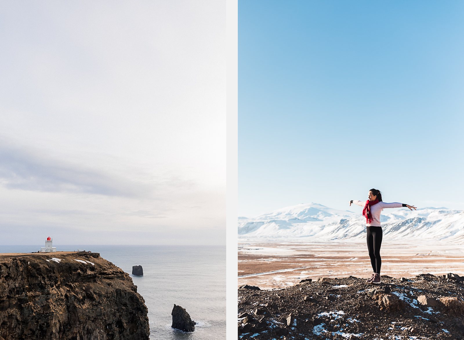 Photographie de Mathieu Dété, photographe de mariage et de voyage à la Réunion, présentant un portrait dans les paysages d'Islande